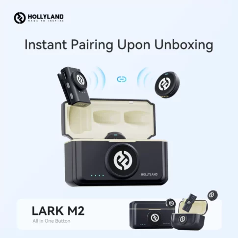 Hollyland Lark M2 USB-C – Wireless lavalier microphone with USB-C plug (18) Hollyland Lark M2 USB-C – Wireless lavalier microphone with USB-C plug (18)