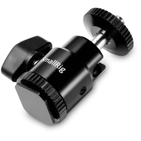 SmallRig Cold Shoe to 14 Threaded Adapter (Black) (1)