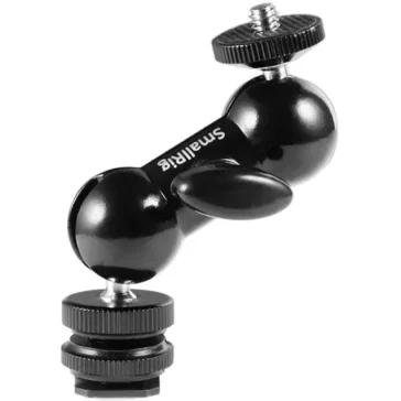 SmallRig Double Ball Head with Cold Shoe & 1/4″-20 Stud, 1135 SmallRig Double Ball Head with Cold Shoe & 1/4"-20 Stud, 1135
