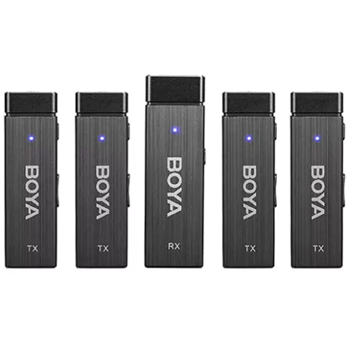 BOYA BY-W4 Ultracompact 4-Person Wireless Microphone (1)