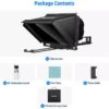 Neewer X12 Aluminum Alloy Teleprompter with Remote App (11) Neewer X12 Aluminum Alloy Teleprompter with Remote App (11)
