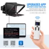 Neewer X12 Aluminum Alloy Teleprompter with Remote App (2)