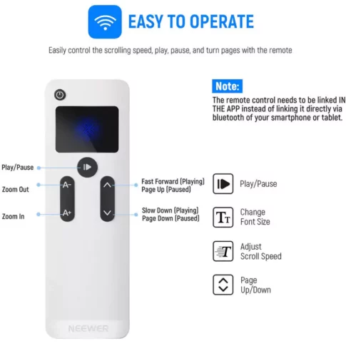 Neewer X12 Aluminum Alloy Teleprompter with Remote App (4) Neewer X12 Aluminum Alloy Teleprompter with Remote App (4)