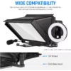 Neewer X12 Aluminum Alloy Teleprompter with Remote App (7) Neewer X12 Aluminum Alloy Teleprompter with Remote App (7)