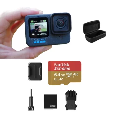 Gopro Hero 12 Basic Kit with 64gb Memory Card & Carry Case Combo Gopro Hero 12 Basic Kit with 64gb Memory Card & Carry Case Combo