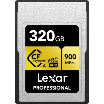Lexar 320GB Professional CFexpress Type A Card (GOLD Series) Lexar 320GB Professional CFexpress Type A Card (GOLD Series)