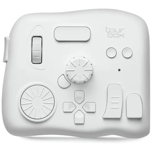 TourBox Elite Bluetooth Editing Console (Ivory White) (1)