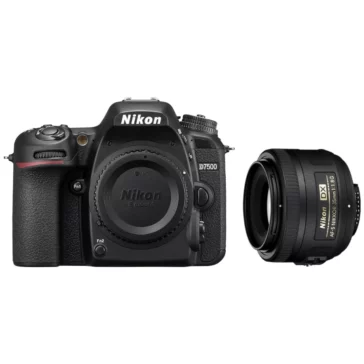 Nikon D7500 DSLR Camera with Nikon AF-S DX NIKKOR 35mm f/1.8G Lens