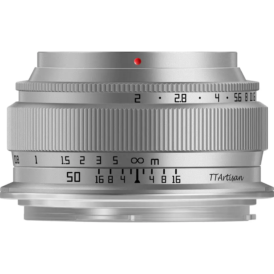 TTArtisan 50mm f/2 Lens for FUJIFILM X (Silver) – Design Info