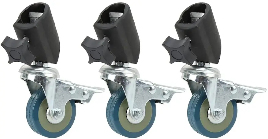 Wheels for light stands