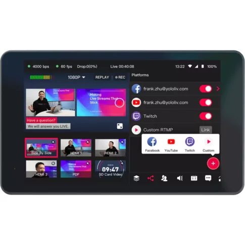 YoloLiv YoloBox Pro All-in-One Multi-Camera Switching and Live