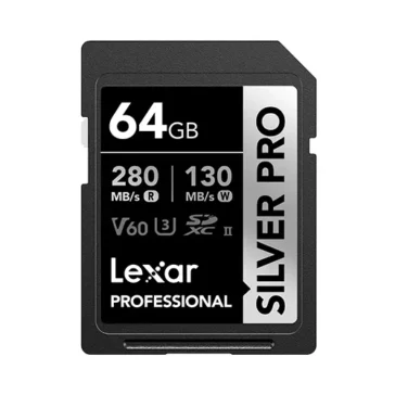 Lexar Professional 64gb Silver Pro Sdxc Uhs-ii Card (Silver Series) Lexar Professional 64gb Silver Pro Sdxc Uhs-ii Card (Silver Series)