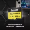 Lexar 128GB Professional GOLD UHS-II microSDXC Memory Card (2)