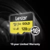 Lexar 128GB Professional GOLD UHS-II microSDXC Memory Card (6)