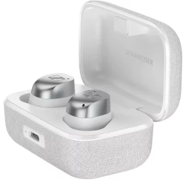Sennheiser MOMENTUM True Wireless 4 Noise-Canceling Earbuds (White Silver)