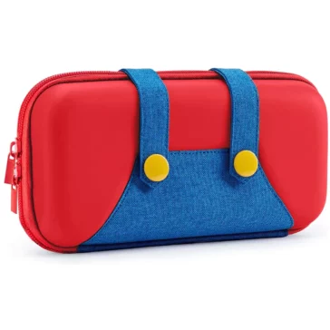 Nintendo Switch OLED Carry Case Protection Cover (Red and Blue)