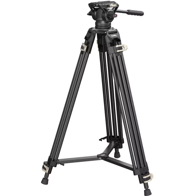 SmallRig AD-01 Heavy-Duty Aluminium Tripod with Fluid Head, 3751
