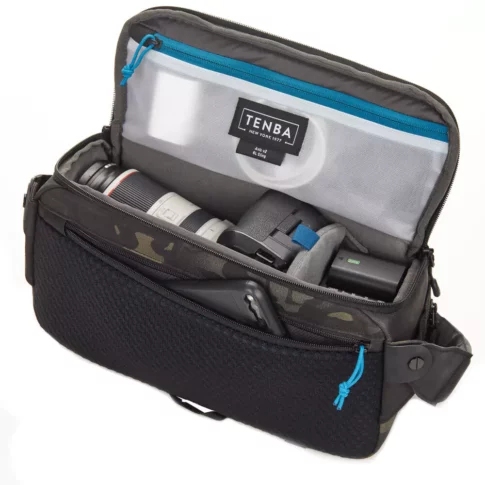 Tenba AXIS V2 Sling Bag (MultiCam Black, 6L) (4) Tenba AXIS V2 Sling Bag (MultiCam Black, 6L) (4)