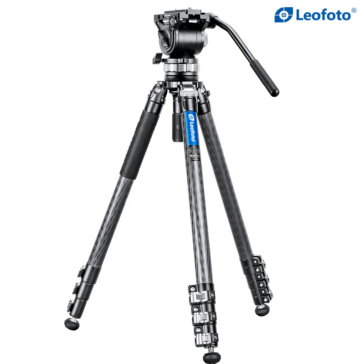 Leofoto 4-section Carbon Fiber Manba Lvm Series Tripod With Bv-15 Video Head Flip Lock tripod- LVM-324C+BV-15 Leofoto 4-section Carbon Fiber Manba Lvm Series Tripod With Bv-15 Video Head Flip Lock tripod- LVM-324C+BV-15