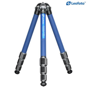 Leofoto LP-284C+LH-30 Poseidon Ocean Tripod with Ballhead, Anti-Corrosion with Titanium Foot Spike, (Full Blue)