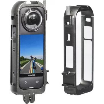 Insta360 X4 Aluminum Case / Volgging Cage / Frame for with Cold-Shoe Interface Insta360 X4 Aluminum Case / Volgging Cage / Frame for with Cold-Shoe Interface