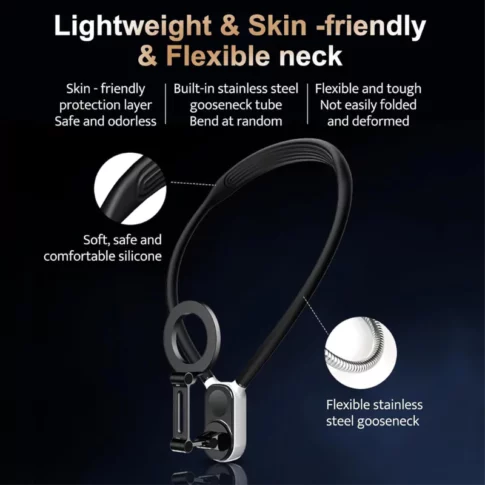 H-01 Magnetic Phone Neck Holder Mount POV Vlog Hands Free (14) H-01 Magnetic Phone Neck Holder Mount POV Vlog Hands Free (14)