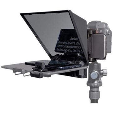 Feelworld TP2A Portable Teleprompter For Smartphone/Tablet/DSLR