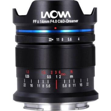 Laowa 14mm f/4 FF RL Lens for Sony FE (Zero-D, Manual Focus)