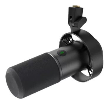 Fifine K688 Technology Dynamic, Xlr/Usb Podcast Recording Pc Microphone For Vocal Streaming Voice-Over Gaming, Metal Mic With Mic Mute, Headphone Jack