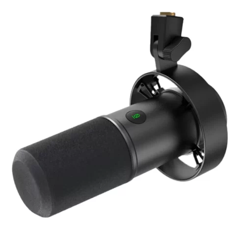 Fifine K688 Technology Dynamic, XlrUsb Podcast Recording Pc Microphone For Vocal Streaming Voice-Over Gaming, Metal Mic With Mic Mute, Headphone Jack (1)