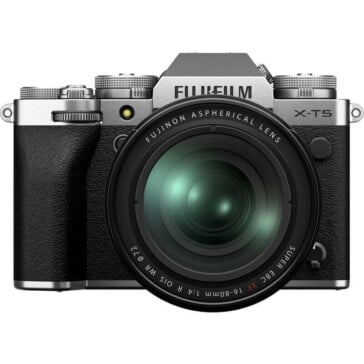FUJIFILM X-T5 Mirrorless Camera with 16-80mm Lens (SILVER)
