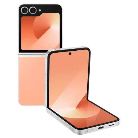 SAMSUNG Galaxy Z Flip6 5G 12GB RAM, 256GB (Peach) – Imported