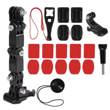 Helmet Mount Bundle for Insta360, Gopro, DJI and SJCAM (4 Way Chin Mount) Helmet Mount Bundle for Insta360, Gopro, DJI and SJCAM (4 Way Chin Mount)