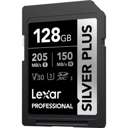 Lexar 128GB Professional SILVER PLUS UHS-I SDXC Memory Card (2) Lexar 128GB Professional SILVER PLUS UHS-I SDXC Memory Card (2)