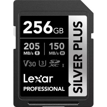Lexar 256GB Professional (SILVER PLUS, UHS-I) SDXC Memory Card Lexar 256GB Professional (SILVER PLUS, UHS-I) SDXC Memory Card