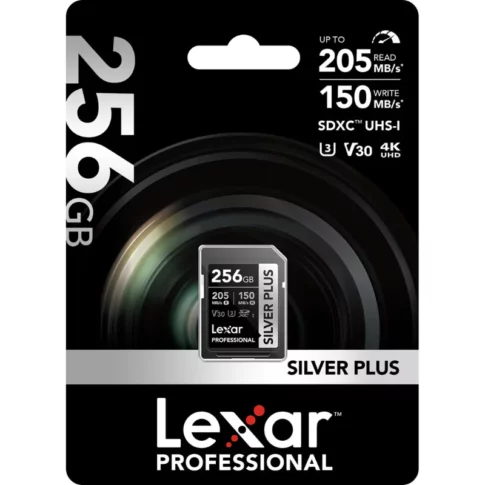 Lexar 256GB Professional SILVER PLUS UHS-I SDXC Memory Card (3) Lexar 256GB Professional SILVER PLUS UHS-I SDXC Memory Card (3)