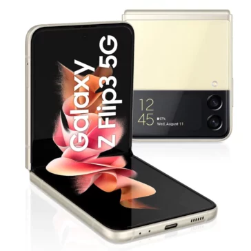 Samsung Galaxy Z Flip3 5G 256GB, Cream (Imported)