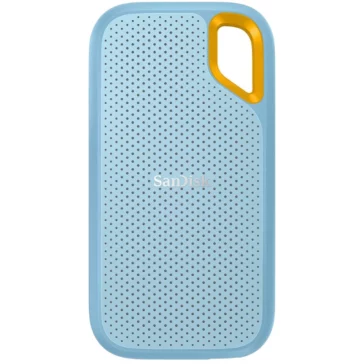 Sandisk Extreme Portable 1TB External SSD, Sky Blue Color, 1050MB/s R, 1000MB/s