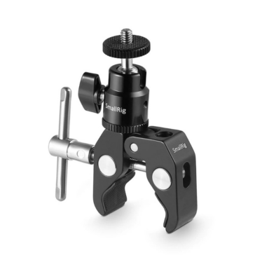 SmallRig Super Clamp with Ball Head Mount (1/4"-20 Screw), 1124