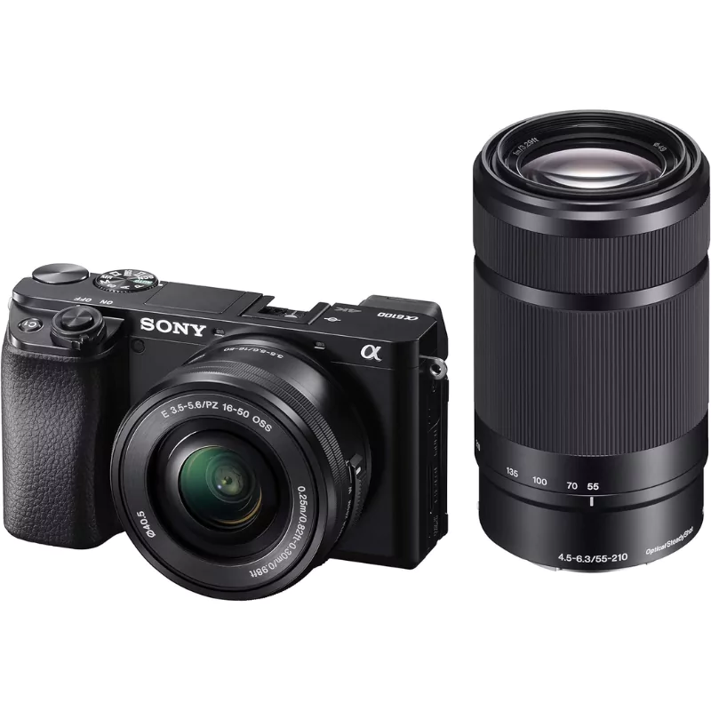 Sony Alpha ILCE-6100X with Upgraded SELP1650 (Ver 2) Power Zoom
