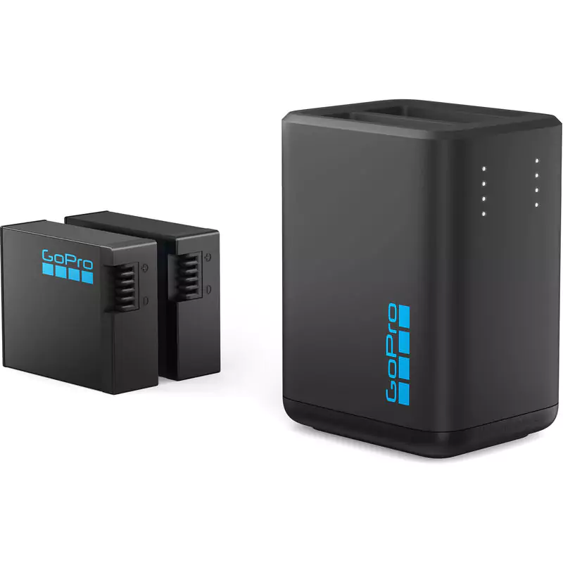 GoPro HERO 13 Dual-Battery Charger with Two Enduro Batteries