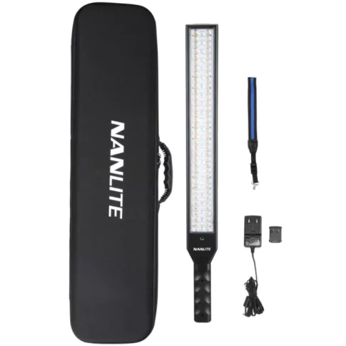 Nanlite MixWand 18II RGBWW Wand Light with Barn Door (12) Nanlite MixWand 18II RGBWW Wand Light with Barn Door (12)