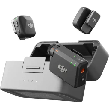 DJI Mic Mini 2-Person Compact Wireless Microphone System for Camera & Smartphone (2TX + 1RX, 2.4 GHz)