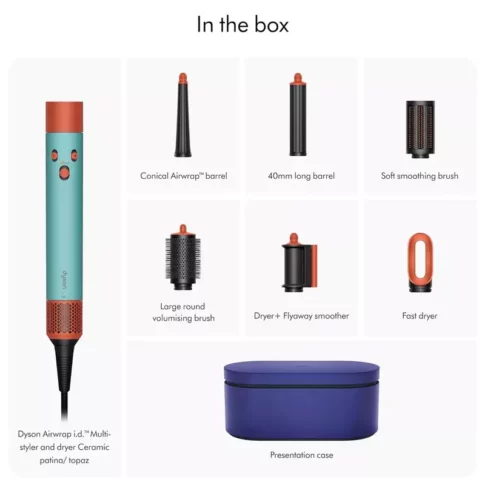 Dyson Airwrap Multi-styler (Ceramic Platina and Topaz) – 6 Months