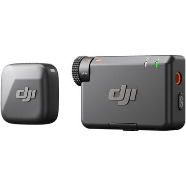 DJI Mic Mini (1 TX + 1 RX) Compact Wireless Microphone, Ultralight, Noise Cancelling, for Camera / iPhone / Android