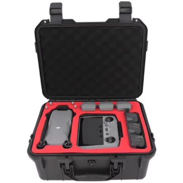 DJI Air 3 Hard Carrying Case Bag for Waterproof Strong Shell Case with EP Foam-Fit with Storage for 7 Batteries
