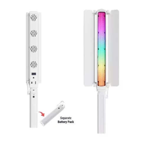Digitek (DSL-1000 RGB) Portable Handheld RGB LED Light Wand with Barndoor (1) Digitek (DSL-1000 RGB) Portable Handheld RGB LED Light Wand with Barndoor (1)