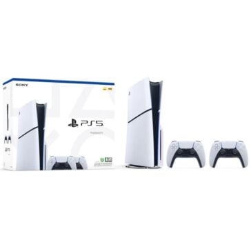 Sony Playstation Disc Slim Edition - PS5 Disc Slim with 2 Controllers Dual Kit