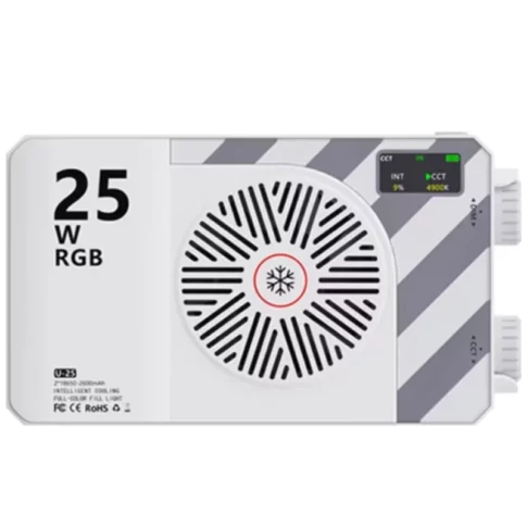 25W RGB Portable Camera light, CRL≥ 95, 2500-9000k LED Panel DSLR Photography Lighting ,U25 (4)
