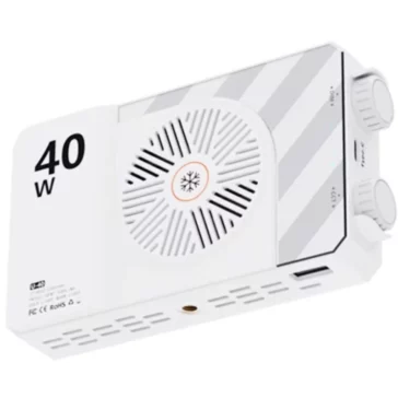 40W LED Triple Color Portable Camera Light, 14000LUX CRI 95+ 2500-9000K LED Panel DSLR Photography Lighting, U40